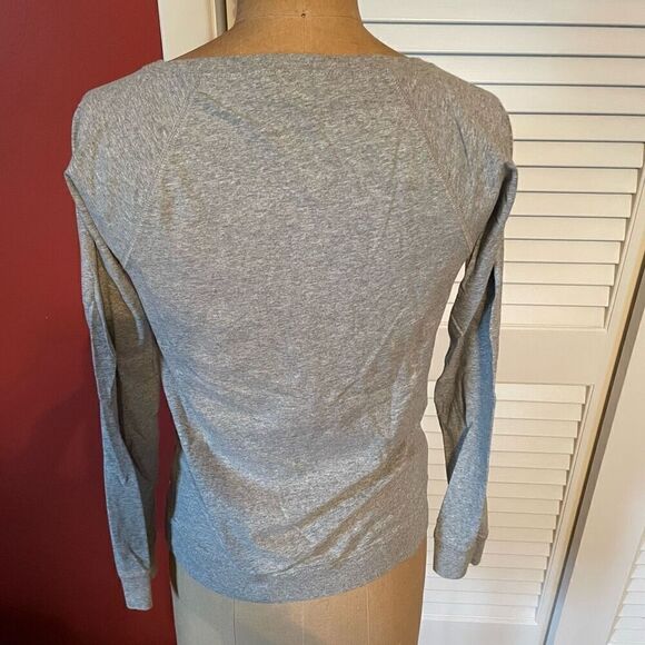 J CREW | long sleeve gray top XS - Picture 4 of 6